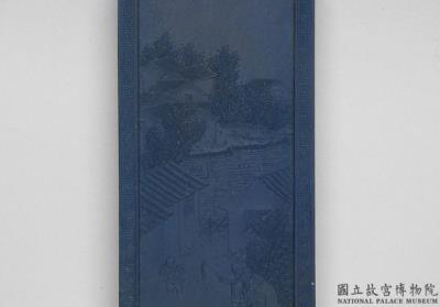 图片[2]-Blue inkstick from a set of imperially commissioned “Collective Celebrations of a Myriad Springs” , Qing dynasty, Jiaqing reign (1796-1820)-China Archive